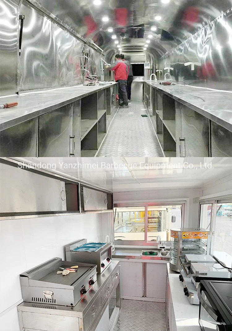 EU Popular Cost Effective Airstream Trailer Food Truck