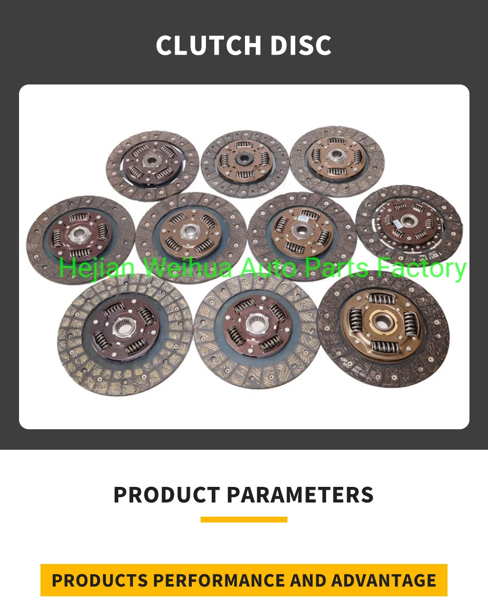 American Truck Clutches 387mm Clutch Cover and Clutch Disc for Mack Truck Transmission Parts