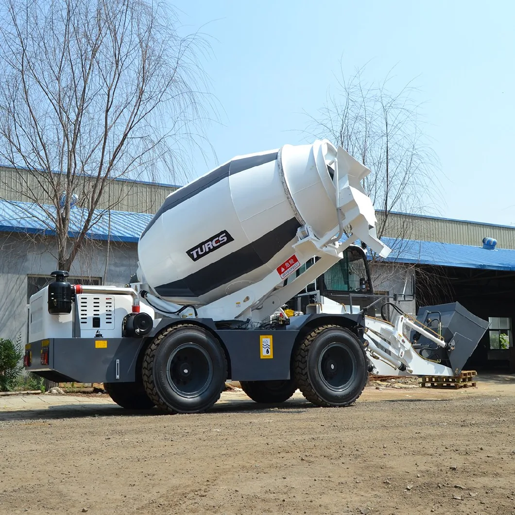 Self Loading Congret Concrete Mixer Trucks in Russian