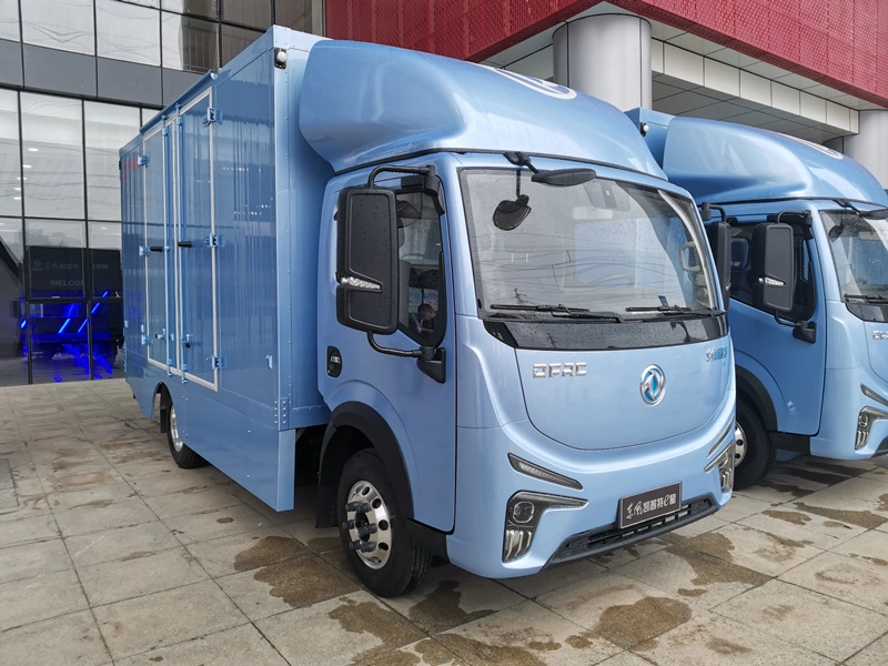 ECE EU Approved 2tons 3tons Electric Driven Van Type Cargo Truck