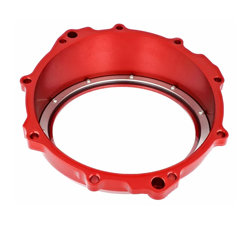 Couvercle d'embrayage transparent pour bain d'huile anodisé CNC Racing 6061