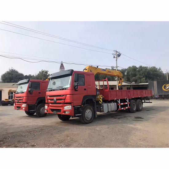 Grue montée sur camion Sinotruk Zz1257n5847W Sq10sk3q HOWO Camion 6X4 avec grue