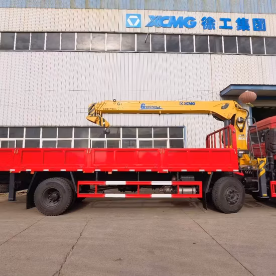 Camion de fret Shacman F3000 L3000 4X2 de marque chinoise avec grue 7tonne 8tonne 10tonne grue à flèche droite à vendre